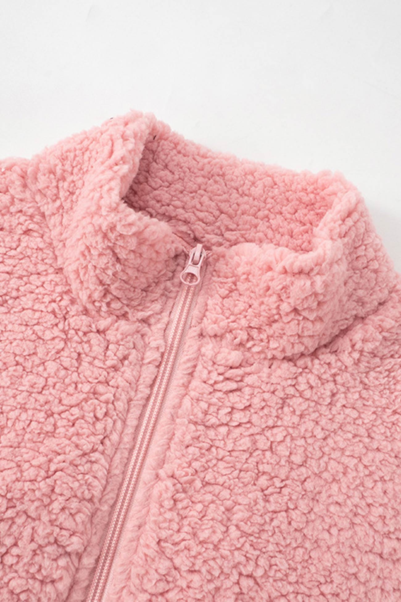 Plush Drawstring Crop Hoodie Shorts Set