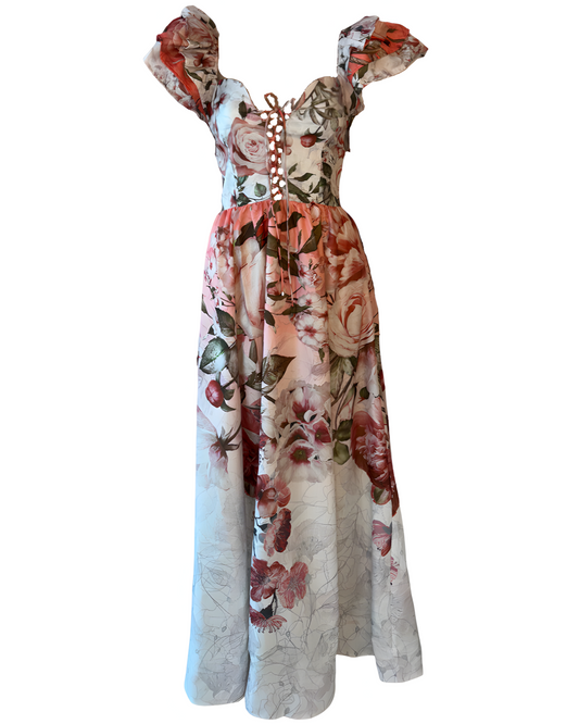 Floral Print "Lyla" Maxi Dress